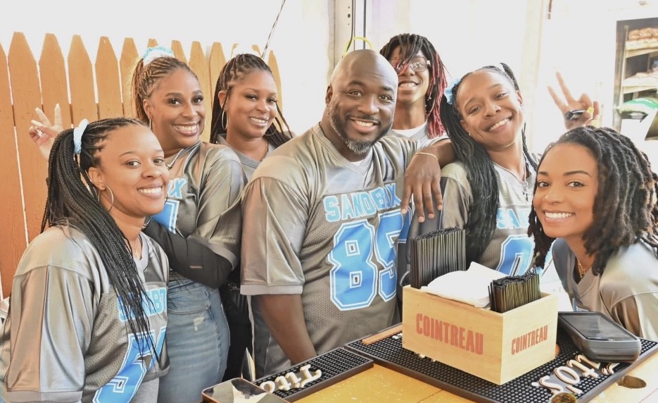 The Sandbox crew at last year's Lions Opening Day event