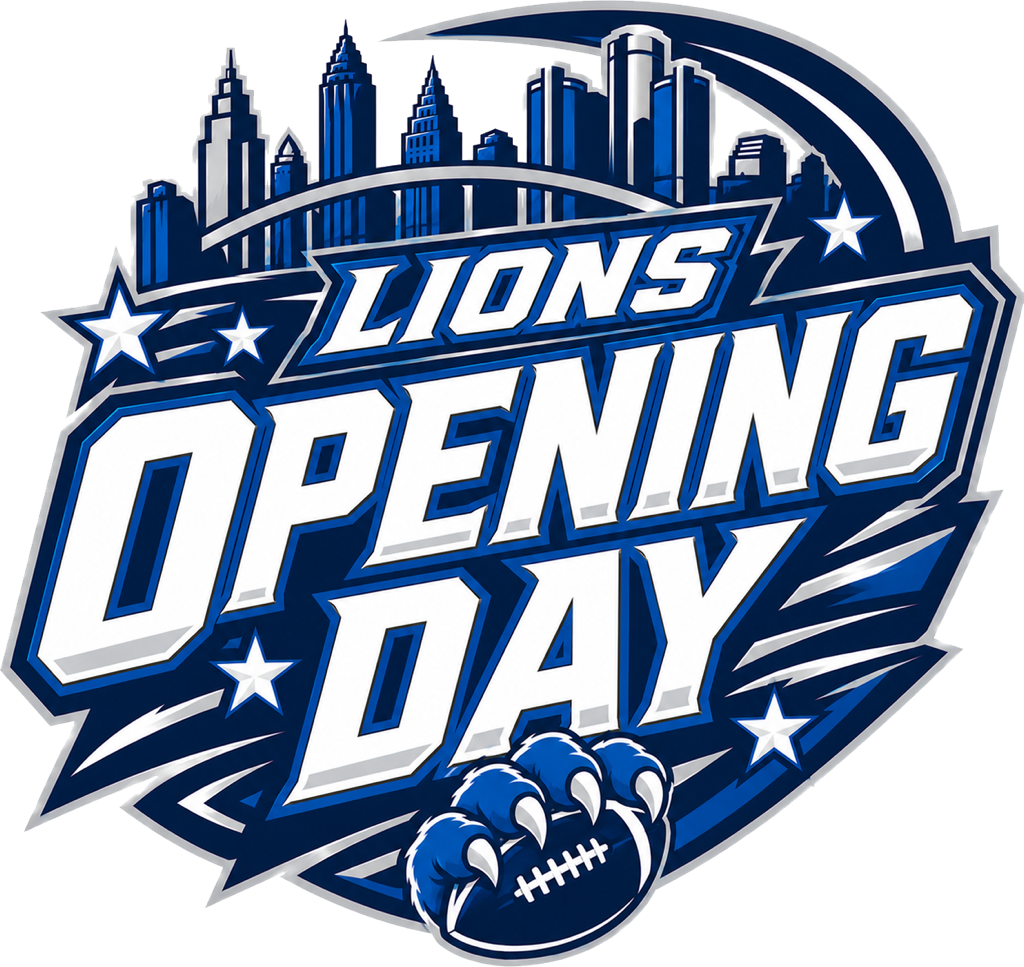 Lions Opening Day logo